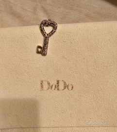 Charm DoDo chiave diamanti brown 