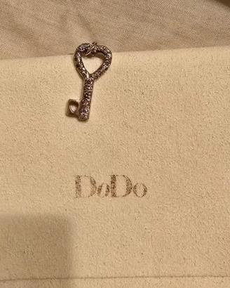 Charm DoDo chiave diamanti brown 