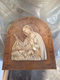 bassorilievo Madonna e bambino 