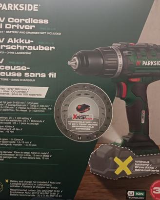Trapano avvitatore ricaricabile 20V Parkside 