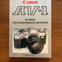 GUIDA LIBRO MANUALE- CANON AV-1 la reflex