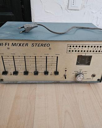 Mixer Stereo GANZERLI S.a.s. Sistema Gi 