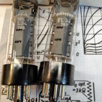 Coppia EL 34 Siemens 