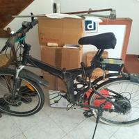 bicicletta elettrica pieghevole