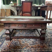 Tavolino da salotto in legno massello con cassetti