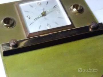 Orologio da scrivania meccanico EUROPA con porta