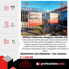 Locale / deposito / magazzino 270 mq