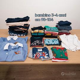 Lotto abbigliamento bambino 3-4 anni