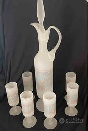 Servizio Liquore Caraffa H 46 cm