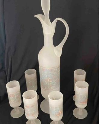 Servizio Liquore Caraffa H 46 cm
