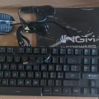 Combo Mouse Tastiera Tappetino