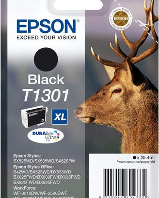 Cartuccia inchiostro stampante Epson T1301 XL NERO