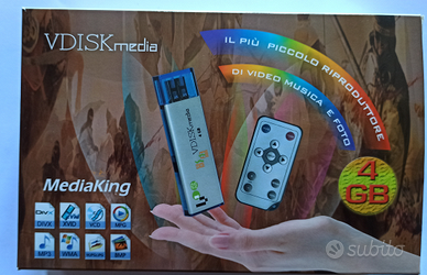 VDISK USB mediaking audio video su tv