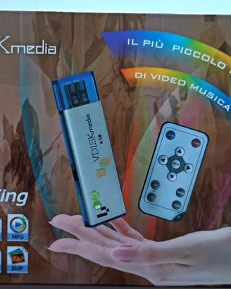 VDISK USB mediaking audio video su tv