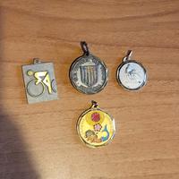 Lotto di 4 medaglie di ciclismo vintage 