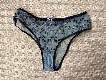 Slip intimo azzurro ricamato – 6mia – Taglia 3