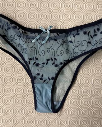 Slip intimo azzurro ricamato – 6mia – Taglia 3