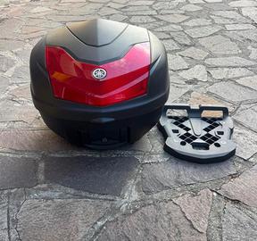 Bauletto scooter con piastra appoggio