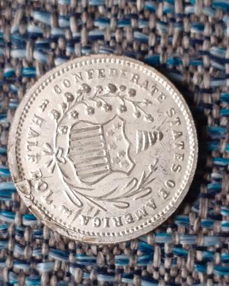 Moneta Confederate states of America 1861