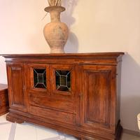 Credenza Alta in Legno Massiccio - Arte Povera