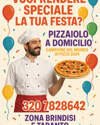 Pizzaiolo a domicilio
