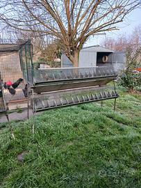 gabbie per conigli da ingrasso usate