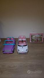 Automobili di Barbie e un puzzle 200 pz