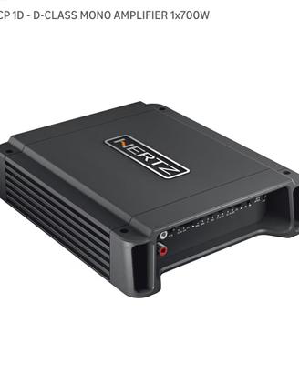 HERTZ HCP 1D - D-CLASS MONO AMPLIFIER 1x700W


