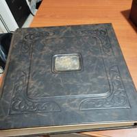 album foto in cuoio + valigia per album