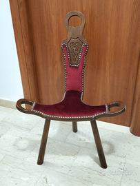 sedia mungivacca bordeaux unica anni 80 euro 50