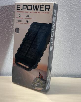 Powerbank Solare Portatile 20.000 mAh Nuovo