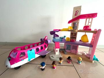 Barbie little people , casa e aereo sonori
