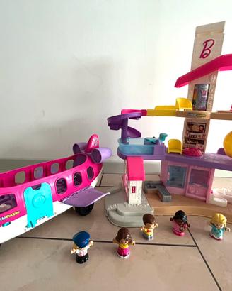Barbie little people , casa e aereo sonori