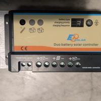Regolatore di carica PWM 20A duo battery