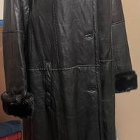 Cappotto in vera pelle e visone