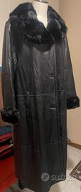 Cappotto in vera pelle e visone