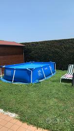 Piscina 3x2 +pompa a sabbia e accessori