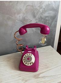 Lampada telefono fuxia