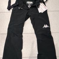 Pantalone nuovo donna sci Kappa FISI 6cento. Tg. S