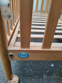 Lettino bambino con sbarre PALI in legno
