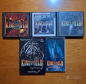 Lotto giochi King's Field jp ps1 ps2 psp