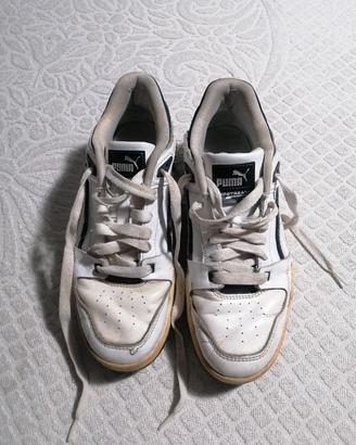 Puma Slipstream In Pelle Bianche 41