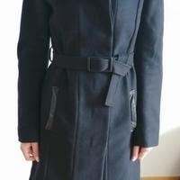 Cappotto nero monopetto Patrizia Pepe 44