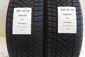 2 gomme 225 45 18 dunlop a712