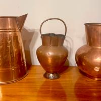 Antiche caraffe in rame