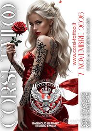 Iniziano i corsi 7. Novembre  Tattoo Piercing 