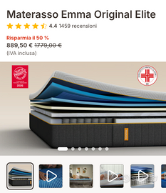 Materasso Emma Matrimoniale
