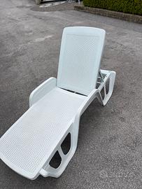 Lettini plastica piscina mare giardino