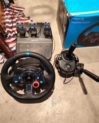 Logitech g29 + cambio + freno a mano