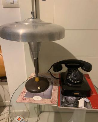 Lampada da tavolo ministeriale a fungo anni 40